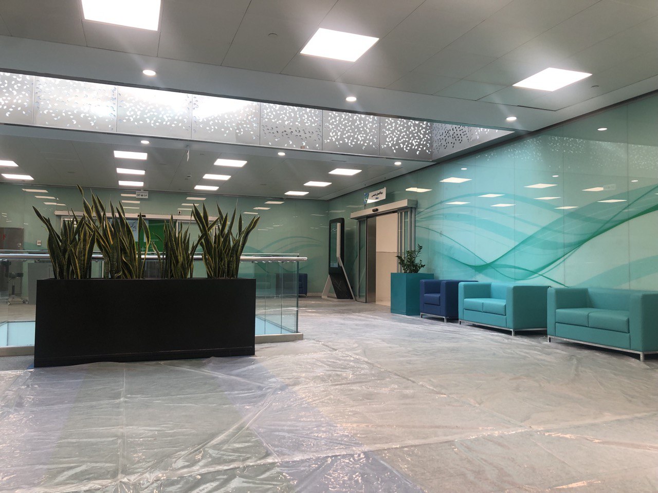 BMS interface monitoring ceiling zones